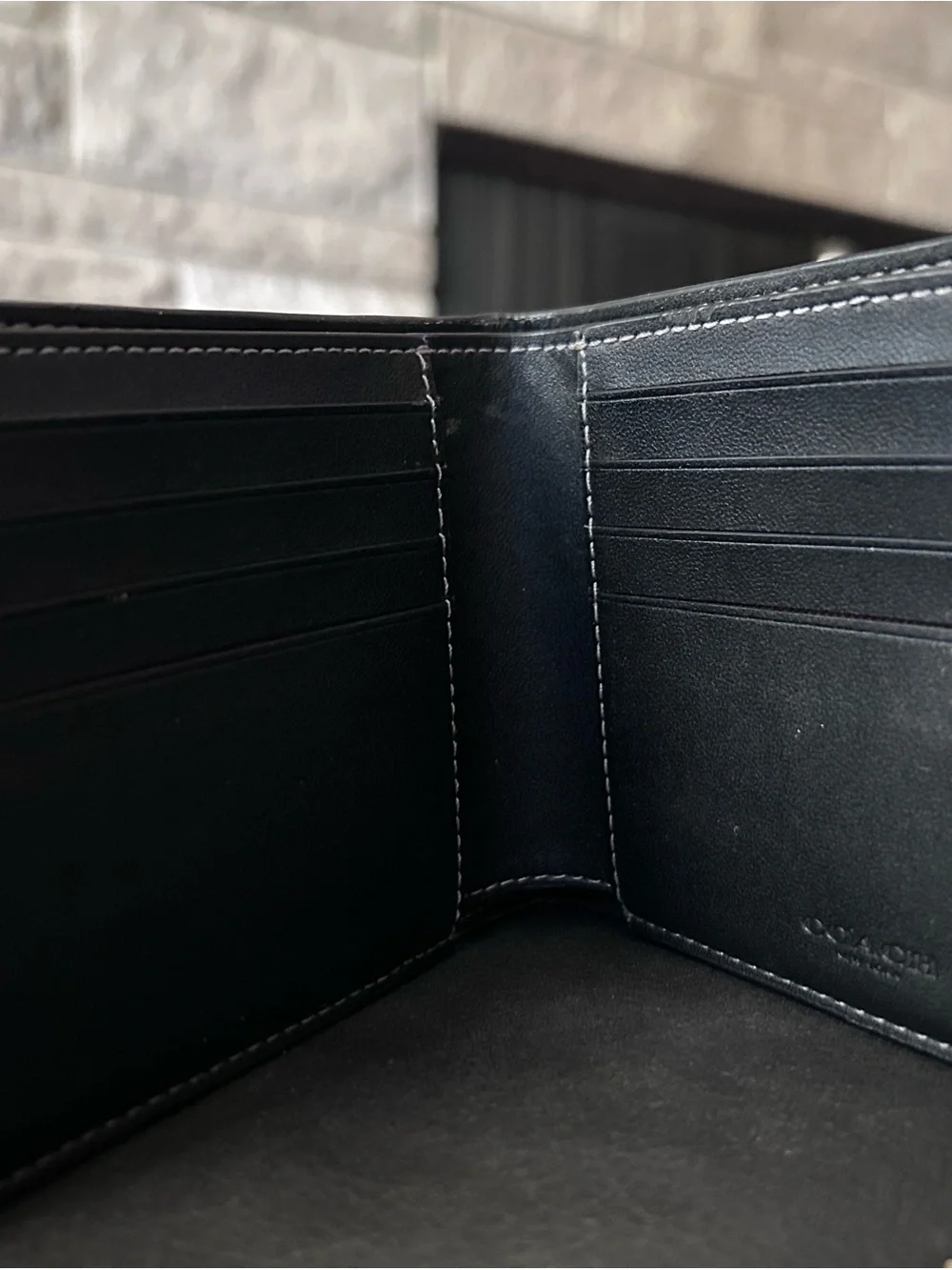 Coach CF134 Men’s 3 In 1 Bifold Wallet Monogram